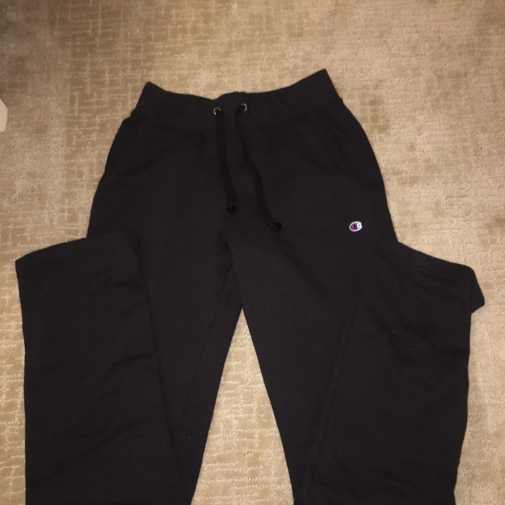 Champion black sweatpants/joggers